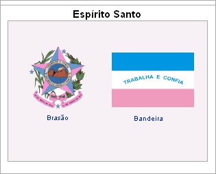 Bandeira e braz�o estado do Espirito Santo