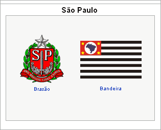 Bandeira e brazo estado de Sao Paulo