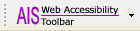 toolbar dropdown button - Accessible Information Solutions