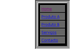 Menu com  a div  a ul e a li estilizada!